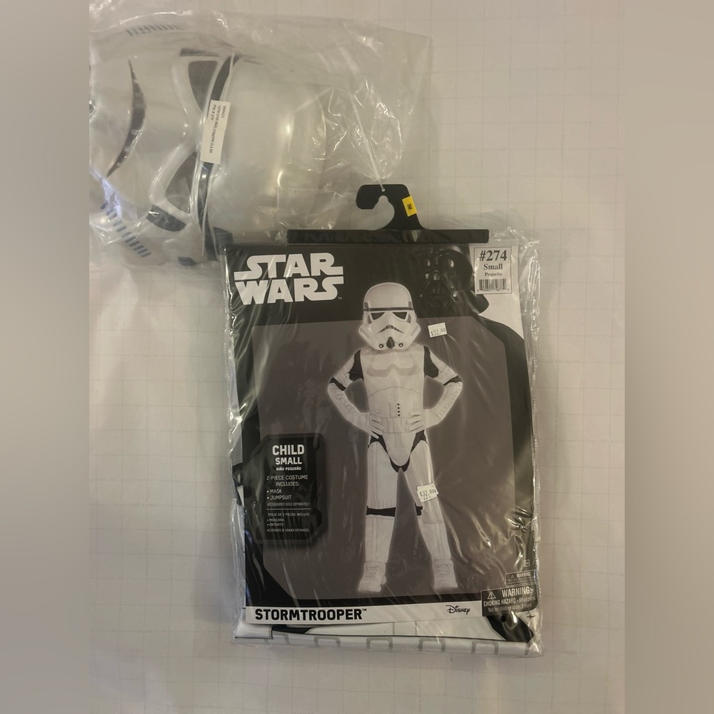 Star Wars White and Black Stormtrooper Kids Outfit